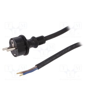 W-97276 Cable; 3x2.5mm2; CEE 7/7 (E/F) plug,cables; rubber; 3m; black; 16A ueu_-vsoEt6wx7P_nMB9FnjPRVeUCq1OWg0UwR6HmjQ