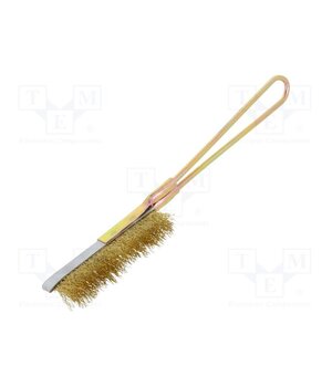 496.85 Brush; wire; brass; metal; 235mm U5FbJLZn8byOGbSqdS0iFUj4HrDKQ3qpYvEDr7gAy5o