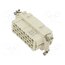 C14610B0400602 Connector: HDC; contact insert; male; C146; PIN: 10; 10+PE; size A10 CqHWHQH3GR13TZa1csKnRA3v7-3AI9WEHcTV1tsj8sw