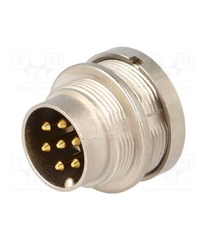 0314 07 Connector: M16; socket; male; PIN: 7; 5A; 250V; soldering; IP68; 360° bFk_PnAjszO6z1iO2FB_gNQhmOgP5oJMqkRyxHNl1nY