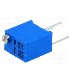 T67W-500R Potentiometer: mounting; multiturn; 500Ω; 250mW; ±10%; linear; THT cbd-ZRhNeGVwS662clcp9lXmD2hUhY94Dt7GbrAdFgc