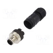 1350 Connector: M12; plug; PIN: 4; male; 125V; straight; IP67; for cable ho41KHmu0r-EvdWtd30UMulZIdLx_A_NPAcO2lhw6u0