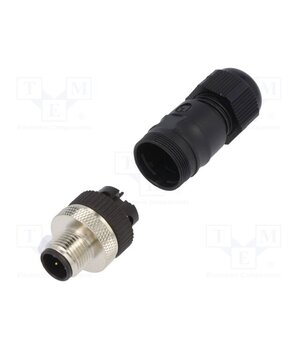 1350 Connector: M12; plug; PIN: 4; male; 125V; straight; IP67; for cable ho41KHmu0r-EvdWtd30UMulZIdLx_A_NPAcO2lhw6u0