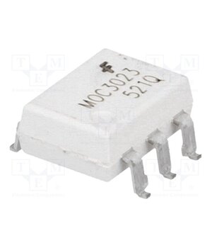 MOC3023SM Optotriac; 5kV; Uout: 400V; without zero voltage crossing driver X84wwRywppGtGZnlCMWzD8jD4wy3KIRf8DVMRvyYTQc