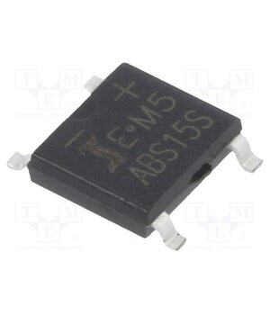 ABS15S Bridge rectifier: single-phase; Urmax: 1.2kV; If: 1.6A; Ifsm: 50A mdygsIqMh1yJ0hM5KU7B3UMahBZsNI05_Aq9WHZoeOw