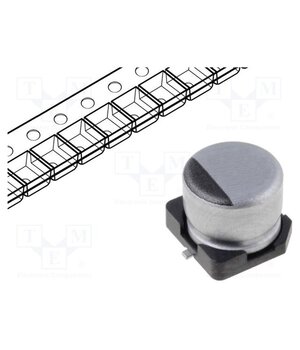 UUJ2G100MNQ1MS Capacitor: electrolytic; SMD; 10uF; 400VDC; Ø16x16.5mm; ±20%; 5000h we8D3DjuFG-WiWlUtPdeXGNOgIrw6AW3ZYT2fzkbHXQ