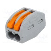 222-412 Quick splice; 222; 32A; 400V; for cable; spring clamp; grey; ways: 1 1lOz8DBmBaEN9b5RAtWUZacFvvS6KRISDh_w0OsCnVQ