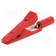 FTF000390450 Crocodile clip; 70VDC; red; Socket size: 2mm; Jaw capacity: 7mm Sdjw9gfADxaGaBayP0pD5WbW_mnk-ljKDCFsQsVLP4o