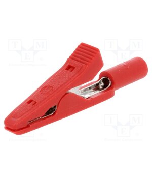 FTF000390450 Crocodile clip; 70VDC; red; Socket size: 2mm; Jaw capacity: 7mm Sdjw9gfADxaGaBayP0pD5WbW_mnk-ljKDCFsQsVLP4o