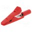 FTF000390450 Crocodile clip; 70VDC; red; Socket size: 2mm; Jaw capacity: 7mm Sdjw9gfADxaGaBayP0pD5WbW_mnk-ljKDCFsQsVLP4o