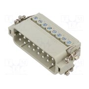 CDAM 16 N Connector: HDC; contact insert; male; CDA; PIN: 16; 16A; 600V; 16+PE GjkBqEzF02xJKSiNorwr2U6TpW5JDXqpNNhRs_QsdkI