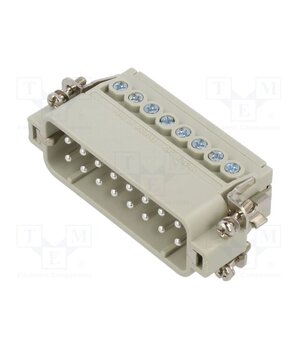 CDAM 16 N Connector: HDC; contact insert; male; CDA; PIN: 16; 16A; 600V; 16+PE GjkBqEzF02xJKSiNorwr2U6TpW5JDXqpNNhRs_QsdkI