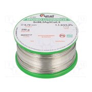SN96,5AG3CU0,5-1.1.3 Q 0.70MM 250G Tin; lead free; Sn96,5Ag3Cu0,5; 700um; 250g; reel; 217÷219°C; 3% 5yYNRG3jTinOBnCJz_SNxS0tU3vzxgkudTkx6bR6vCY