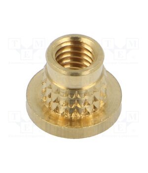 006M6 Threaded insert; brass; M6; BN 37898; L: 7.7mm; for plastic IBX-lTQ4orZJoGO4A6W4w4xzL13ouigy1Jo2ttAhWXg