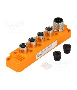 SBS 4/LED 3 Distribution box; M8; PIN: 3; socket; 30VDC; 2A; SBS; IP67; IN: 4 oePY_pgo3oGzeBOZI2suxf7WpU61l21NRS4CrtVDH7Y
