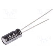 EEUEB1J100S Capacitor: electrolytic; THT; 10uF; 63VDC; Ø5x11mm; Pitch: 2mm; ±20% -rVYcdo4VBd4f5EeRp_FEfd0s3iToyYU8zriLWykd34