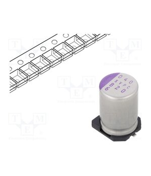 6SVPC820M Capacitor: polymer; low ESR; 820uF; 6.3VDC; SMD; OS-CON SVPC; ±20% pcuAf_rAEK4bFaBA8kUe_RKgJS3CsctAH3DAvrzGrNg