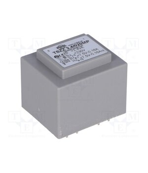 TSZZ2.4/020MP Transformer: encapsulated; 2.4VA; 230VAC; 7.5V; 7.5V; 160mA; 160mA hNyk12ZvBcBhw0XzWSnIyCFYAaO-0nUVJBe7X8Ubl4M