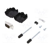 6355-0054-01 Connector: D-Sub; PIN: 9; plug; male; soldering; for cable; black miKcMcYEiuUTuoLlOmVoo9bsQ9BqNvXaELsU4oQRUQw