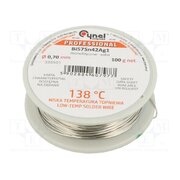 BI57SN42AG1-B/T Ø 0.70 100 G Tin; lead free; Bi57Sn42Ag1; 0.7mm; 100g; reel; Flux: flux free wXrLpnVjILJ6lXf2AbySMIZD_bfRtpf2FJvyl-zTjGc