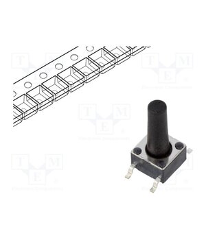 TL3301DF160QG Microswitch TACT; SPST-NO; Pos: 2; 0.05A/12VDC; SMT; none; 1.57N ZBYmAUQlrLAe92Fsyhecpe95AXGr5UUcGJHygm_7JHM