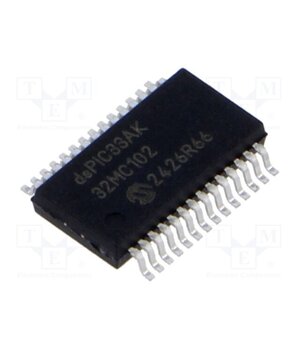 DSPIC33AK32MC102-I/SS IC: dsPIC microcontroller; 32kB; 8kBRAM; SSOP28; 3÷3.6VDC; DSPIC zdx-mVFk2OKl1WUVlZjb1cJhoc-b49VYuWcWxKZuPUs