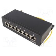 NP0018B Connector: RJ45; patch panel; Cat: 6a; black; surface-mounted; IDC ohIPn1gYXxSNvzAFy-4G0S3W2x1hRJuKUo01vTcsPY4