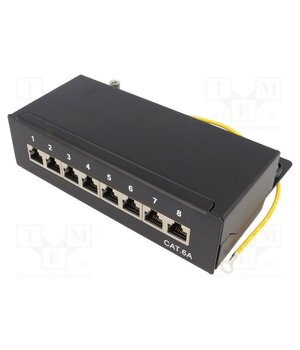 NP0018B Connector: RJ45; patch panel; Cat: 6a; black; surface-mounted; IDC ohIPn1gYXxSNvzAFy-4G0S3W2x1hRJuKUo01vTcsPY4