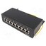 NP0018B Connector: RJ45; patch panel; Cat: 6a; black; surface-mounted; IDC ohIPn1gYXxSNvzAFy-4G0S3W2x1hRJuKUo01vTcsPY4