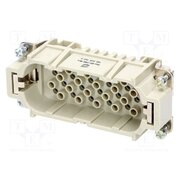09212403001 Connector: HDC; contact insert; male; 10A; 250V; Han® HMC; PIN: 40 7gEEXfWdWuAPZGCxwsbX43DIraD-dxm2YCWMxI2YJYQ