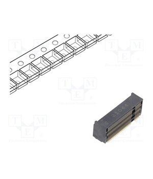 123A-85BA0 Connector: M.2 (NGFF); horizontal; SMT; gold flash; PIN: 67; 0.5A 2Tfc0nFBf4YJYYTs7a2F5gawkmGfrd49WQPnXcz96sA