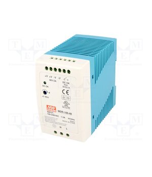 MDR-100-48 Power supply: switching; for DIN rail; 96W; 48VDC; 2A; 85÷264VAC SfW6KGcnTuMLWj3FzqrMqUG9IWwoyT_by2uIOViffn8