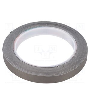 CN3190 12MM 10M Tape: electrically conductive; W: 12mm; L: 10m; Thk: 0.11mm; grey m8Y4n3UMNYhJPzLT5i2iqnemMZsWkqK7PxvaAZ-mmQM