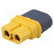 XT60L-F Connector: DC supply; plug; female; XT60; 30A; 500V; PIN: 2; straight -eWALAy9eFzFgBLbce4a9AtoX1PrD2gJvtU8qEQMabc