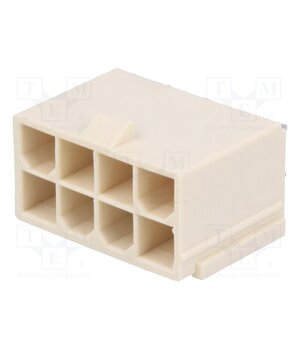 87427-0842 Connector: wire-board; socket; male; PIN: 8; Mini-Fit Jr; straight 7NfpiI0il5msdMc7eczIWH5r3avSPZYptD7BCKdEPL8