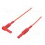 CIH30241R Test lead; 1kVDC; 10A; banana plug 4mm,angular banana plug 4mm ihm2jao-nlv8Nyr3pOR_YwAq13WvDDByaPTaO8DADak