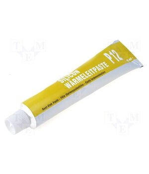 P12 908-55211 Heat transfer paste; white; silicon based; 90ml; P12; 0.81W/mK D6AEHyFygDZz8TQcGvKhj1FNNrVqwstwAsCNwWLR2qA