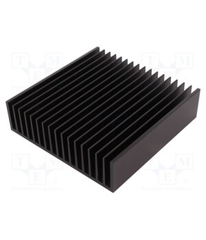 SK 120 150 SA Heatsink: extruded; grilled; black; L: 150mm; W: 150mm; H: 40mm; 1K/W cQzhe3MDxSP0uQEfiHcOOuZwDzj2BOkP0uJq-7QzQ9o