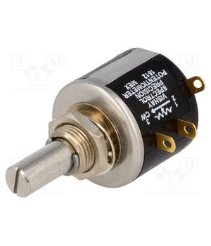 534B1102JCB Potentiometer: shaft; multiturn; 1kΩ; 2W; ±5%; 6.35mm; 534; L: 12.7mm IrBh7R8RMMYMkLFHhmfWi9N5EF3Dmo9LIz2Z1elYbzM