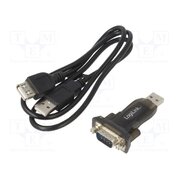 AU0002F USB to RS232 converter; D-Sub 9pin plug,USB A plug; USB 2.0 QHkniFGXMXi2hX2nv01xLCnTlnaKLrzhJjeWitMmXck