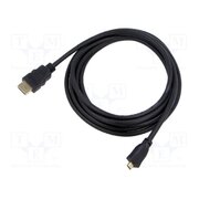 74434 Cable; HDMI plug,micro HDMI plug; PVC; HDMI 2.1; Len: 3m; black KqYeJ-8SjmgbaLLf1k-h2Z_NCtxstEsOjeXoyOR1-sk