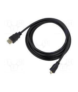 74434 Cable; HDMI plug,micro HDMI plug; PVC; HDMI 2.1; Len: 3m; black KqYeJ-8SjmgbaLLf1k-h2Z_NCtxstEsOjeXoyOR1-sk