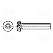 1488929 Screw; M2x4; 0.4; Head: cheese head; Phillips; PH1; ISO 7048 -RrkY9tNSKUGm4TdQdtI36wiRn2CVK5HwMvMcWrR5cE