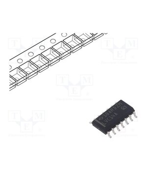 SN74LVC14ADR IC: digital; NOT; Ch: 6; CMOS; SMD; SO14; 1.65÷3.6VDC; -40÷125°C; 10uA _HlVz51vEjjKdI4he0pUpMB3T1BZUqmYI8yzIdemwb0
