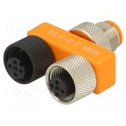11122 ASBS 2 M12-5S T adapter; M12 male,M12 female x2; A code-DeviceNet / CANopen S989SS7PVSkbgDnnMlSHjARiaTSNkAnIZjHqAaUDQiw