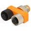 11122 ASBS 2 M12-5S T adapter; M12 male,M12 female x2; A code-DeviceNet / CANopen S989SS7PVSkbgDnnMlSHjARiaTSNkAnIZjHqAaUDQiw