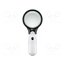 41255 Hand magnifier; Lens: Ø22mm,Ø75mm; Illumin: LED; white; 10000K U7kv2kbLtMYdRYrzHFlw8Te47gAZlWV519QHDYedpno