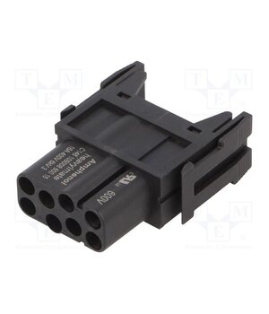 C14610B00860015 Connector: HDC; module; female; 400V; PIN: 8; w/o contacts; Quintax n3PelvA4E1_7nuNDQn5RJIT0c04taJ0Cld9FkZeGgXI