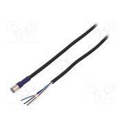 XS3F-LM8PVC4S5M Cable: for sensors/automation; M8; PIN: 4; straight; 5m; plug; 30VDC jAJWHBt6ALCbJkcVDXPejUffgHY2cXSzhCMj77CZZ0E