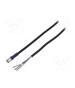 XS3F-LM8PVC4S5M Cable: for sensors/automation; M8; PIN: 4; straight; 5m; plug; 30VDC jAJWHBt6ALCbJkcVDXPejUffgHY2cXSzhCMj77CZZ0E